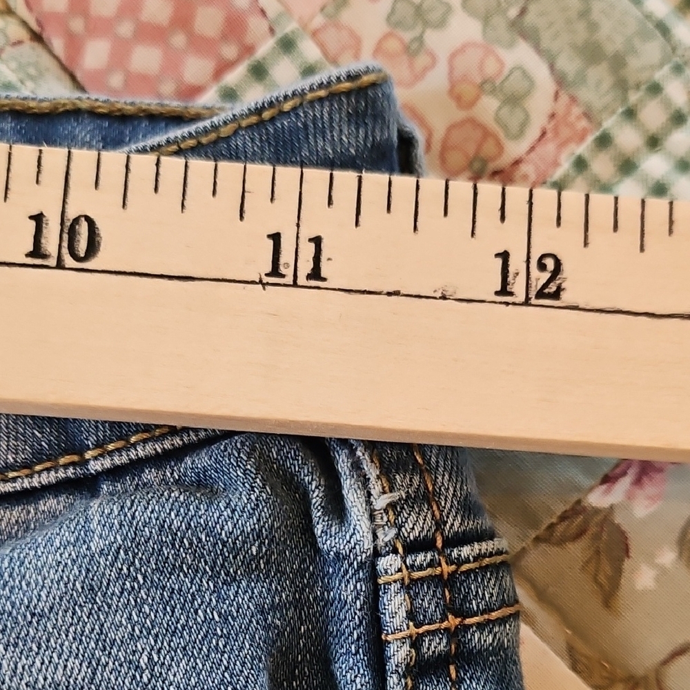 Wax Jean Skinny Distressed - Mid-Rise 4 Button Fly Jeans - Picture 8 of 10